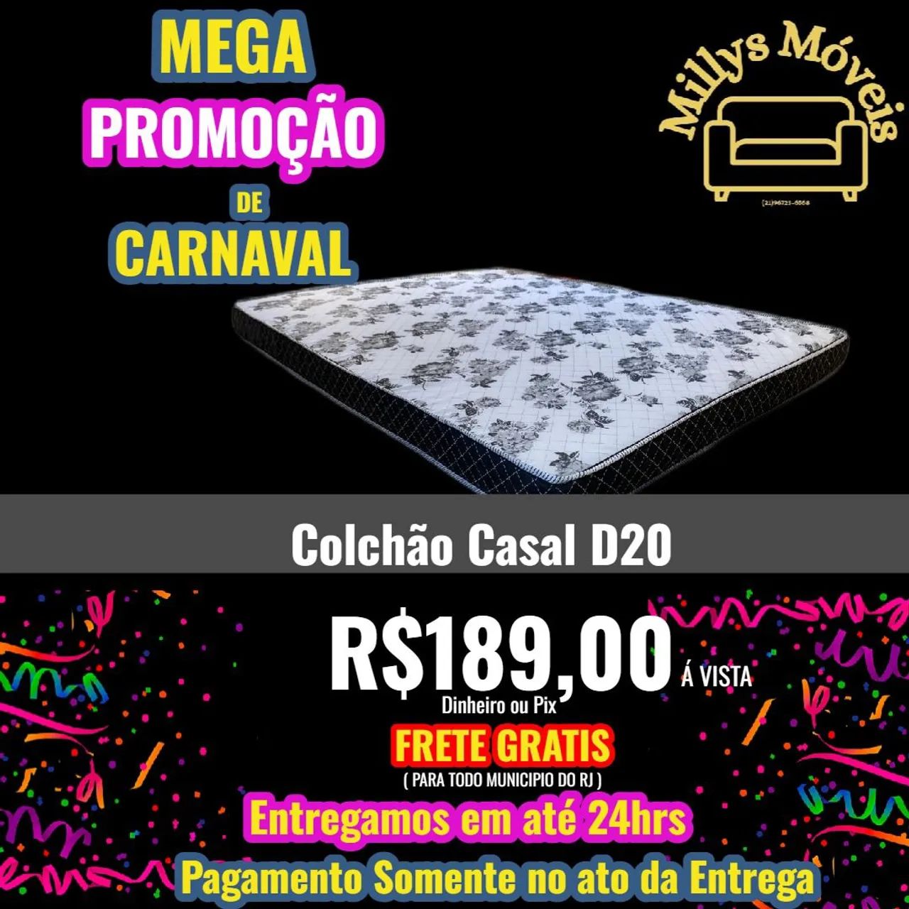 Mega oferta de colchões casal e solteiro com frete grátis  - Foto 2