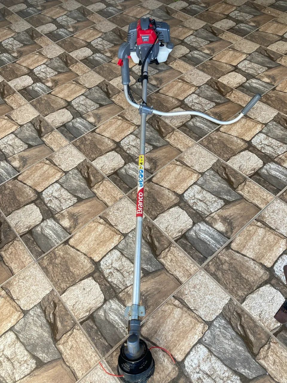 Roçadeira lateral a gasolina 52cc Branco BR52G - Foto 3