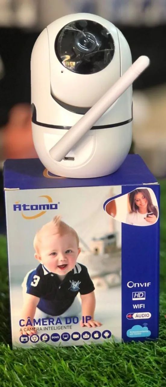 Câmera IP Inteligente Atoma - Segurança e Conectividade