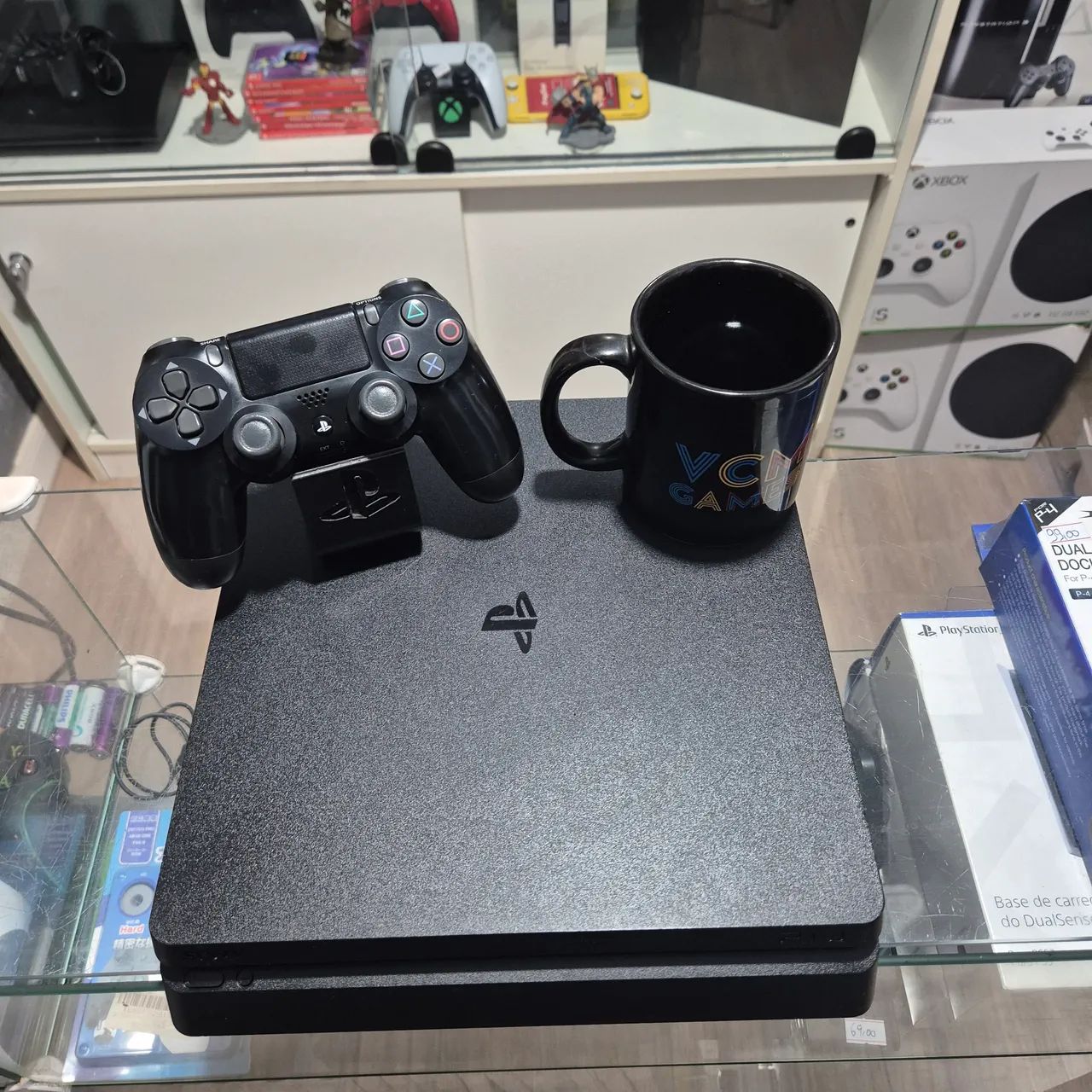 PS4 Slim, Garantia, Aceito usado de entrada, aceitamos Cartão ate 18x - Foto 2