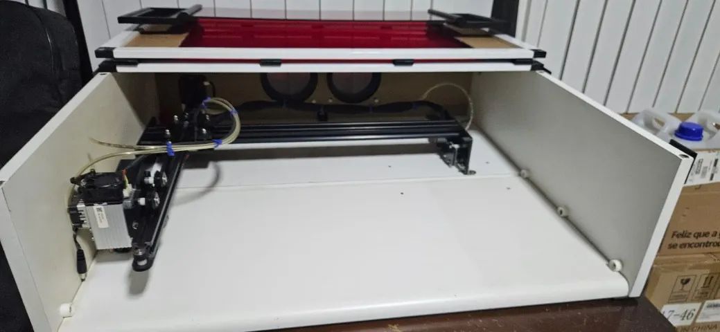 Neje 3 Plus praticamente nova, com upgrades originais Neje e caixa própria para gravação - Foto 2