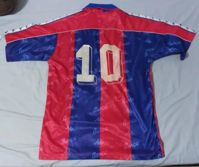 Barcelona 94年モデル 日本製 kappa ロマーリオ グラウディオラ Camisa Barcelona Kappa 94/95 n10 ( Romário ) G - Roupas - São