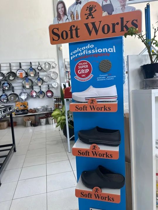 Calçados de Segurança Soft Works - Antiderrapantes