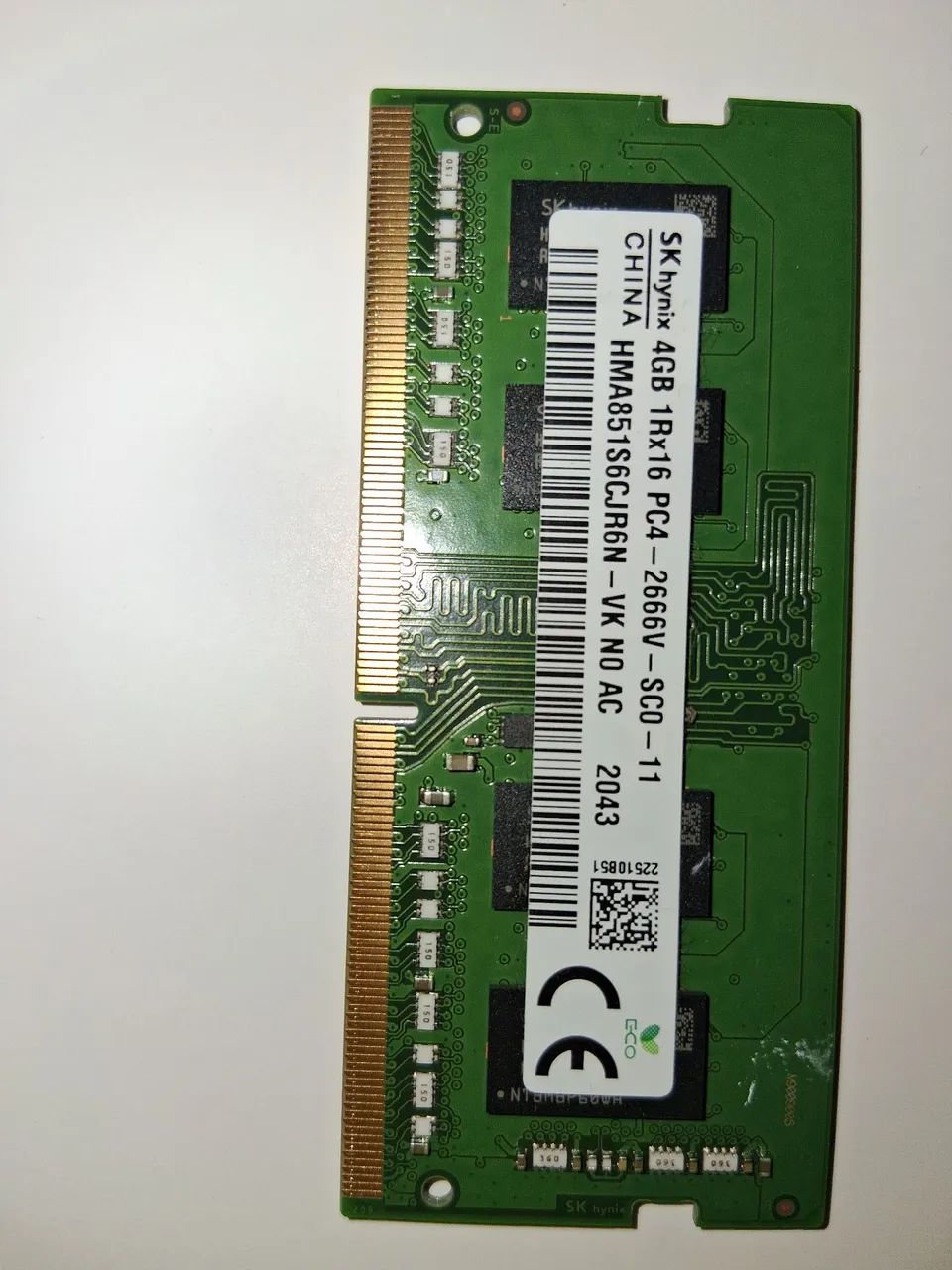 Memória RAM SK Hynix 4GB DDR4 2666MHz