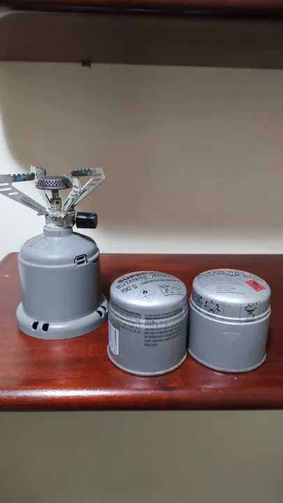 Fogareiro Colleman + 4 Garrafas de gas - Foto 2