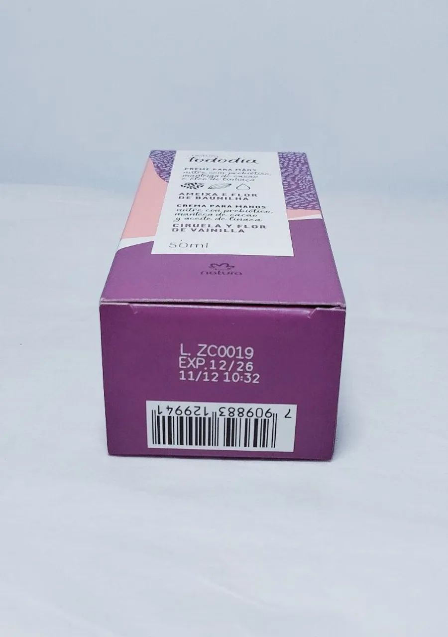 Creme para Mãos Ressecadas Natura Ameixa e Flor de Baunilha 50ml - Foto 3