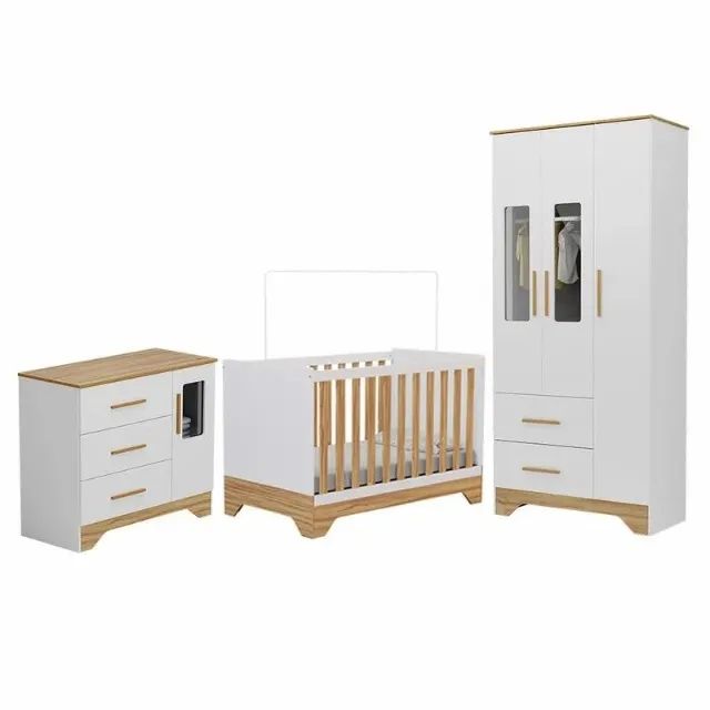 Quarto Infantil Popy, 100% MDF - Peroba - Foto 2