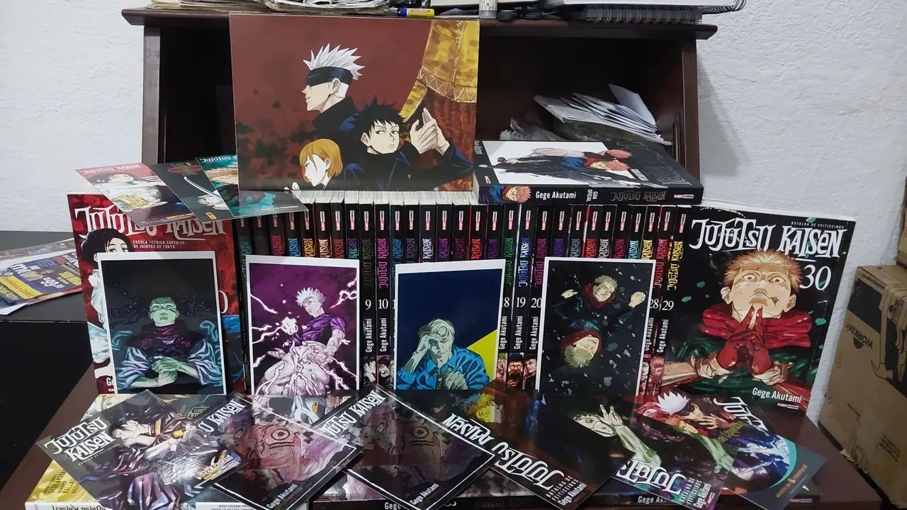 Jujutsu Kaisen 0 ao 30 e Poster + Variantes + Guia Oficial + 0 Novel - Foto 3