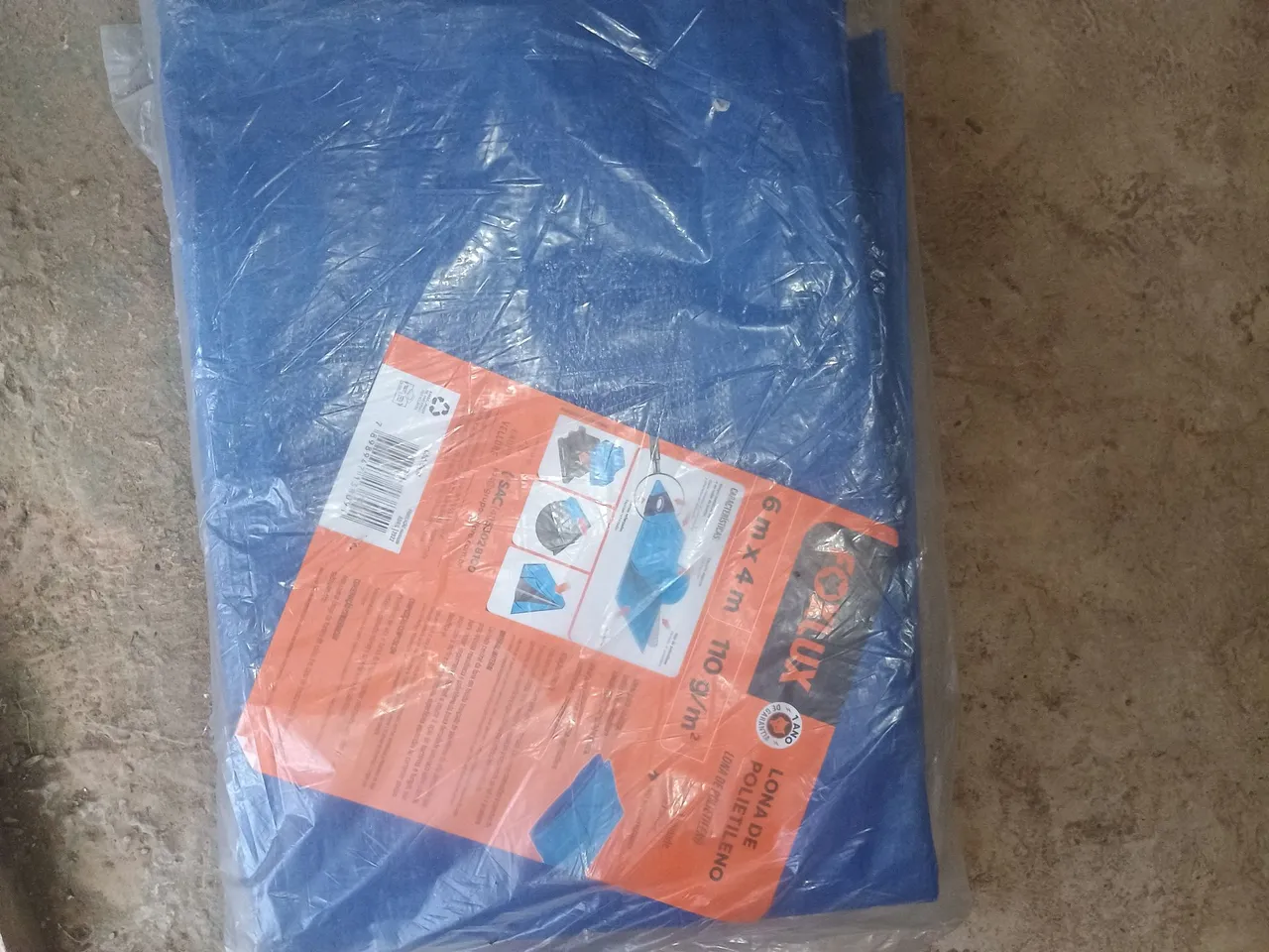 2 Lonas Polietileno 6x4m - Impermeável e Resistente