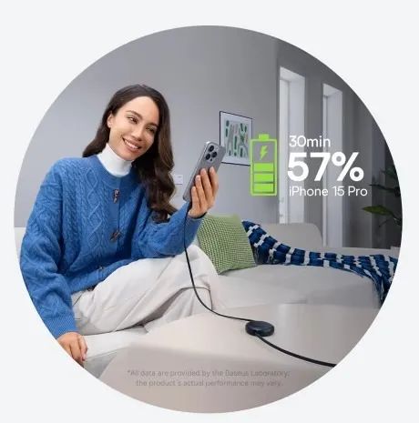 Cabo USB retrátil tipo C carregamento rápido para iPhone 16 - Foto 3