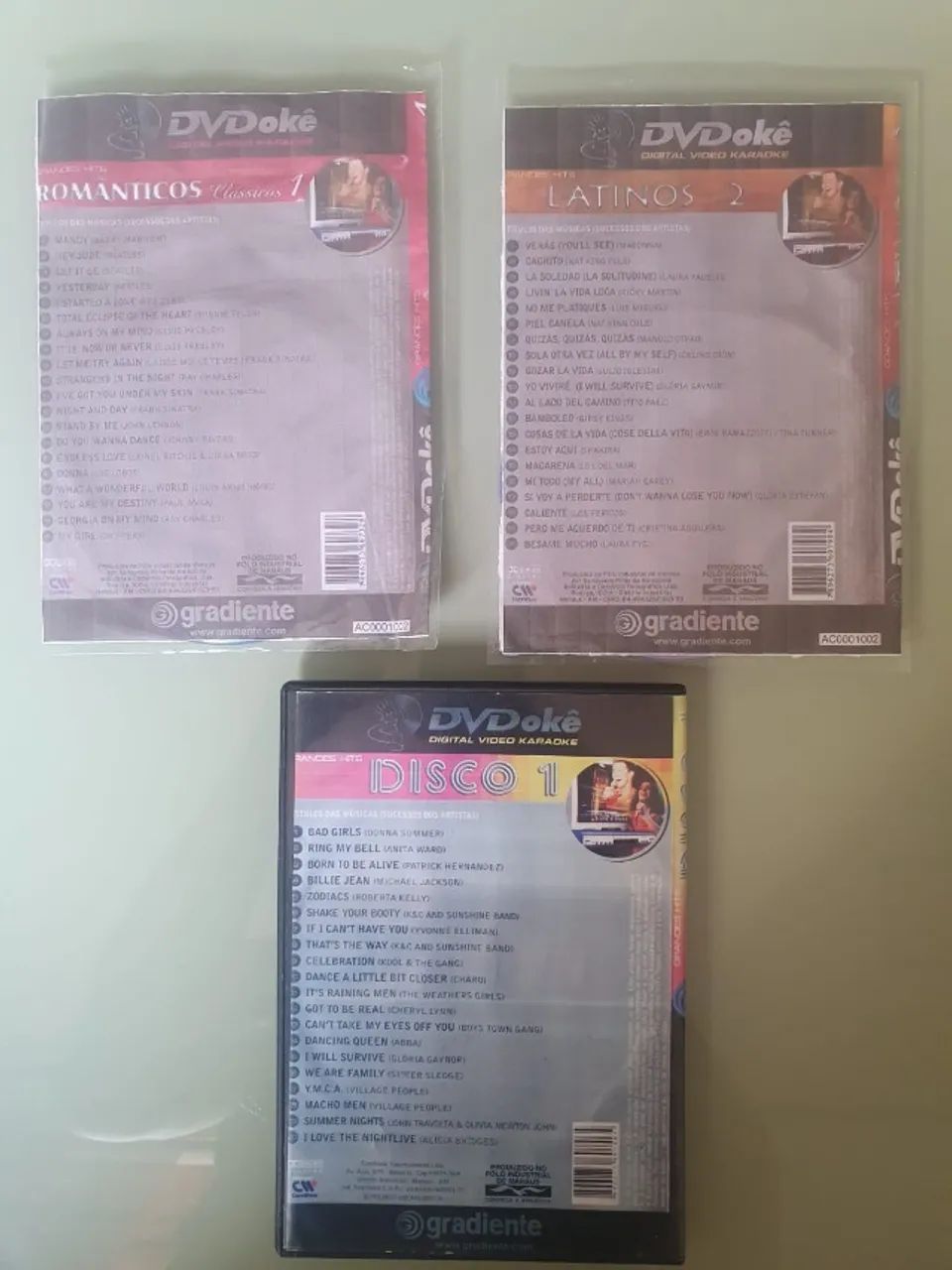 Dvdokê Gradiente Românticos1, Disco1, Latin2 + Brinde - Leia - Foto 2