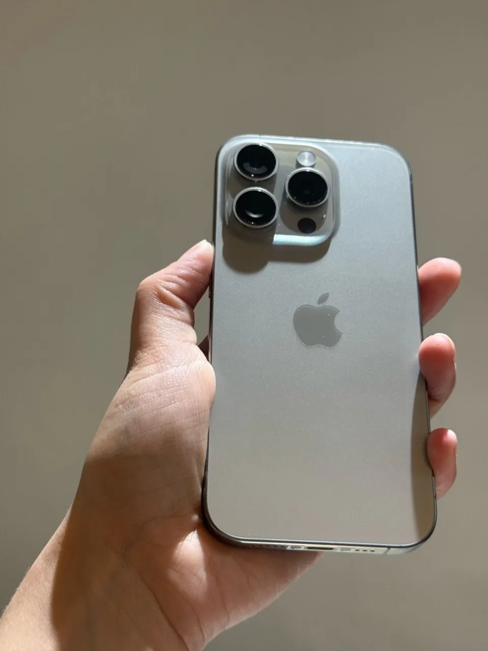 iPhone 15 Pro 128GB Natural Titanium - Bateria 100% - GARANTIA - Nota Fiscal