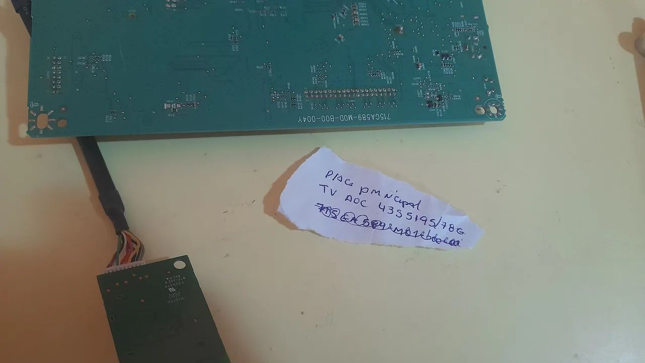 Placa principal tv aoc 43s5195/78g com hifi.Obs:atente-se no conector do display. - Foto 4