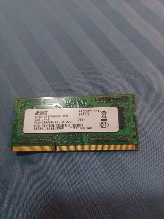 Memória Ram HP 1GB notebook  - Foto 2