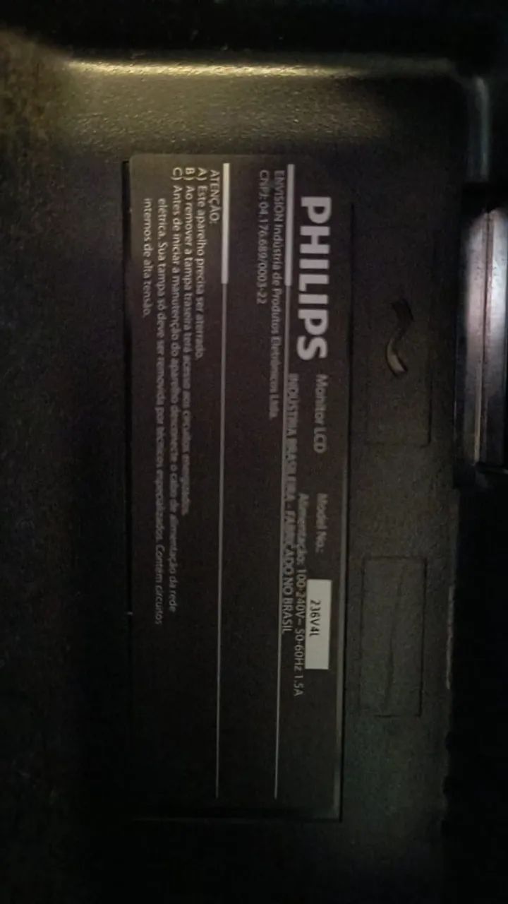 Monitor Philips LCD 23 polegadas (com defeito) - Foto 2