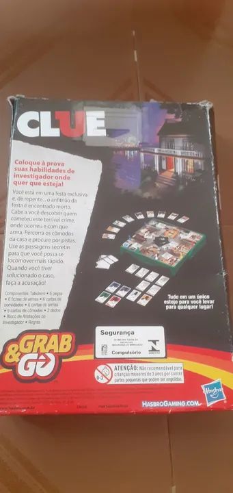Jogo Clue (detetive) - Foto 3
