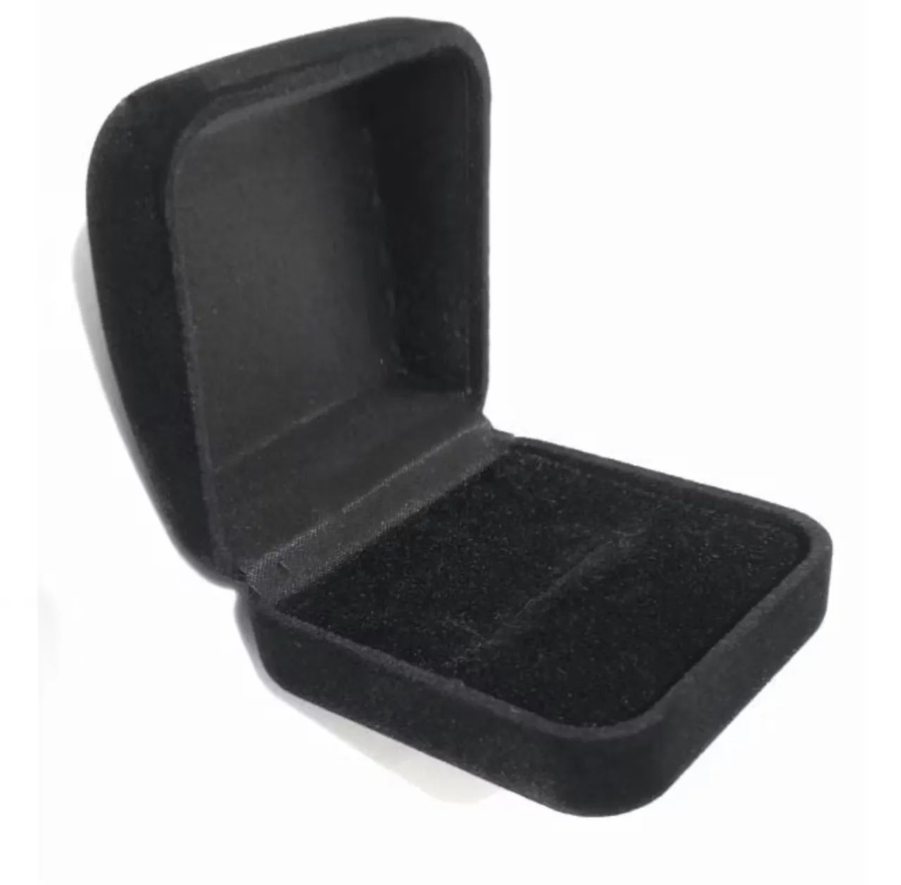 Porta Joias de Veludo Preto - Elegância e Proteção