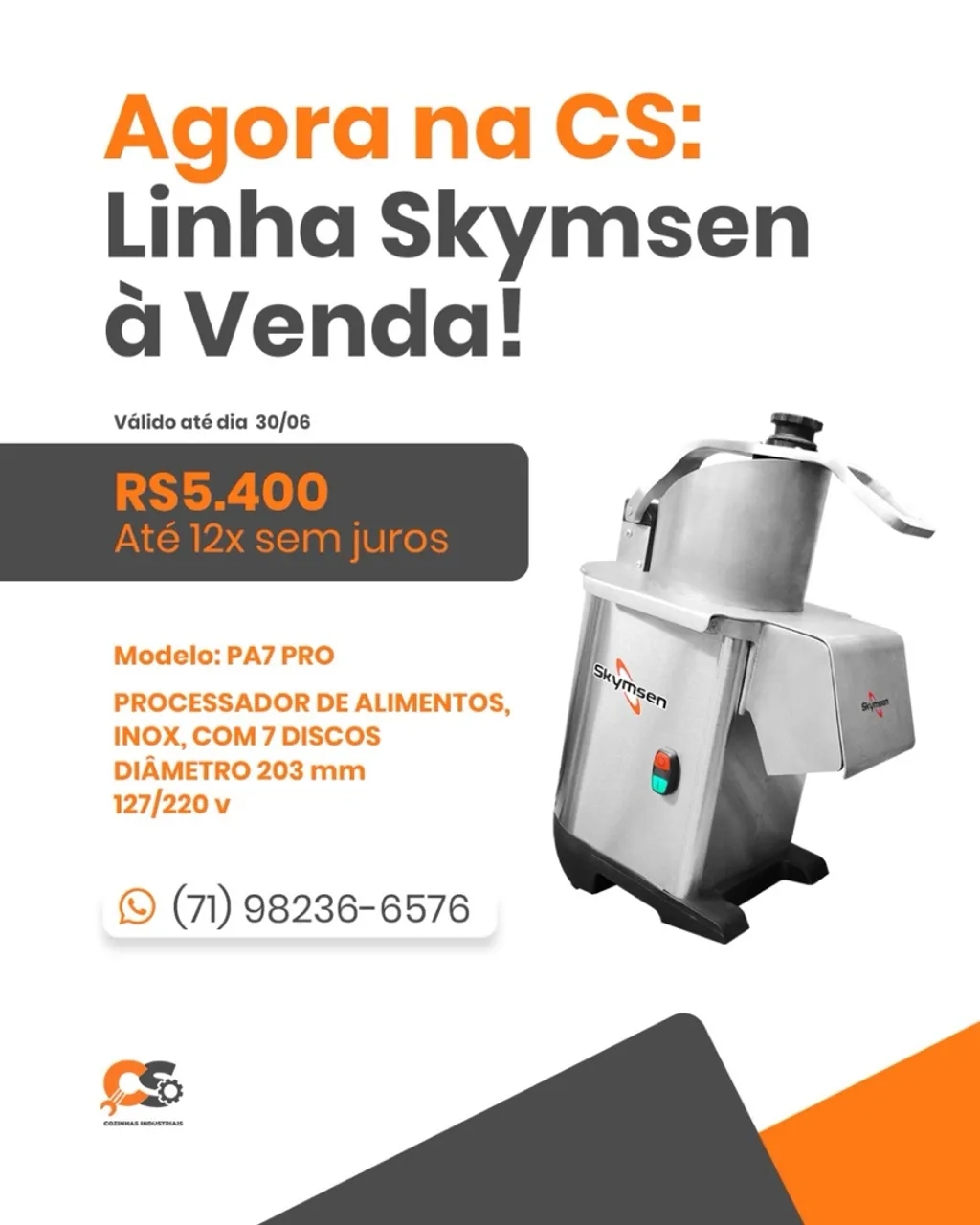 Processador Skymsen PA-7 PRO + 7 Discos