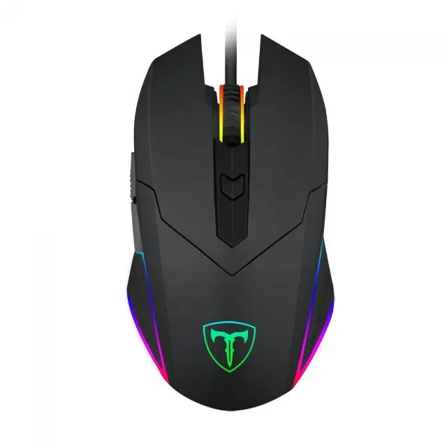 Mouse Gamer T-Dagger Lance Corporal RGB, 3200 DPI, 6 Botões, Black, T-TGM107 - WZetta