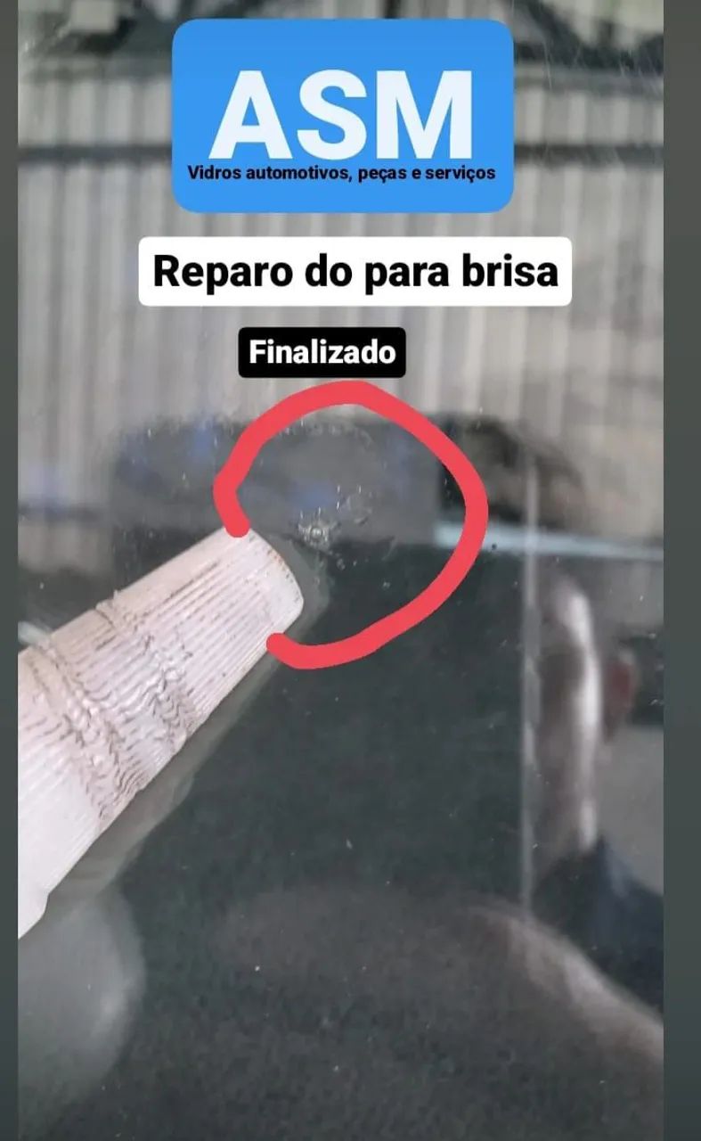 Reparo de parabrisa - Antes e Depois - Foto 2