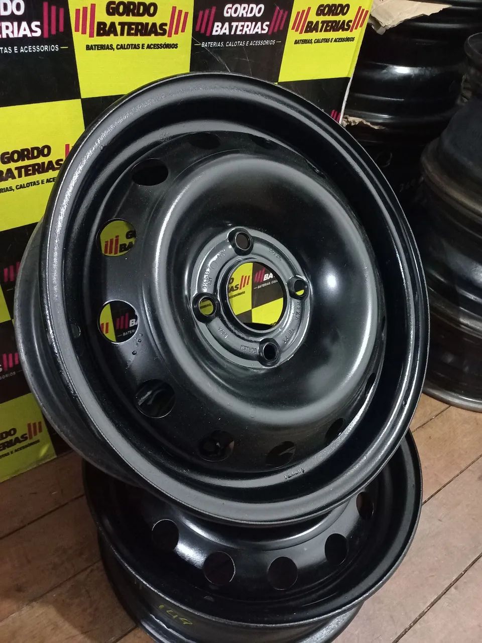 Roda aro 14 Peugeot 106 206 207 208 e Partner. R$149,00 a roda. Disk entrega  - Foto 2