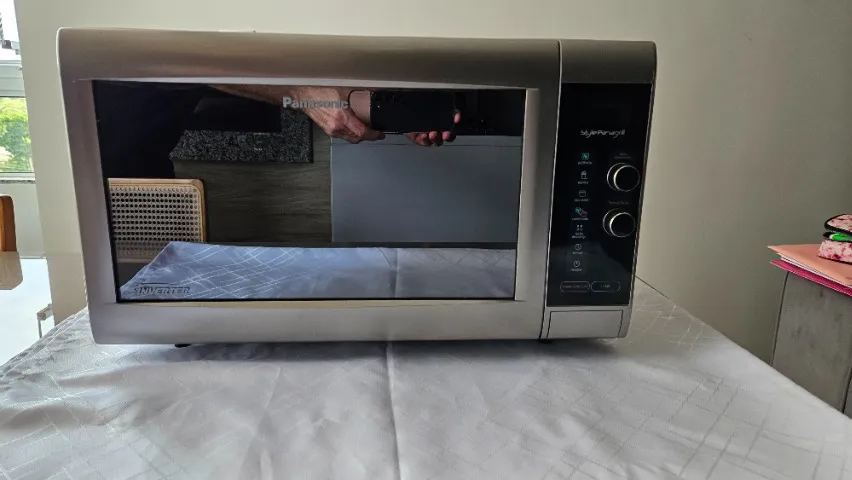 Micro-ondas Panasonic 27L Nn-Gd587Sru Inox Inverter