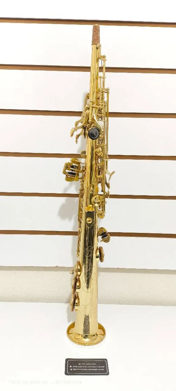 Saxofone Soprano tudel fixo inteiriço TIVOLI NOVO - Foto 5