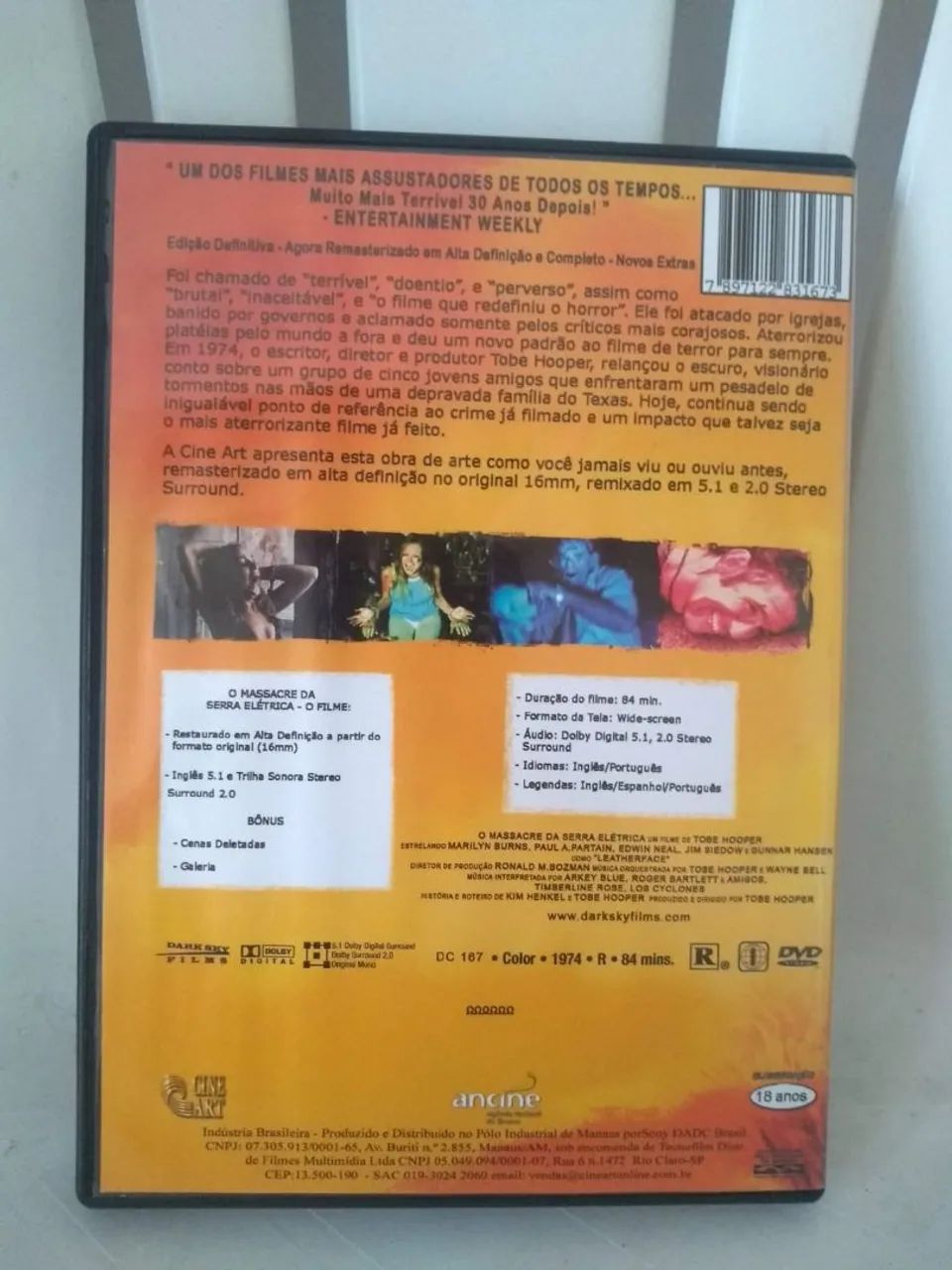 Dvd O Massacre da Serra Elétrica (1974) - Foto 2
