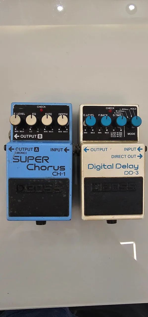 Pedal boss chorus ch1 e delay dd3