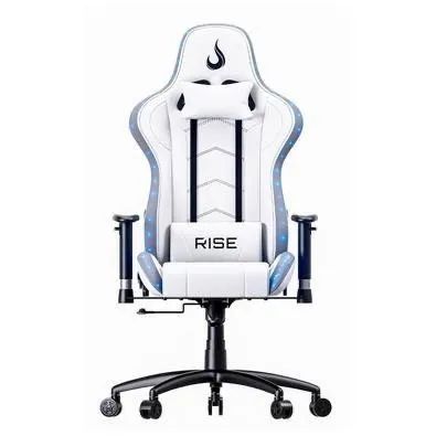 Cadeira Gamer Rise Mode Z6, Ângulo Ajustável, Braço 2D, ARGB, Branco - RM-CG-06-BW-RGB - Foto 4