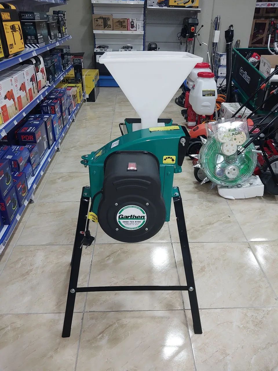 Forrageira Triturador e Picador 2.0hp Garthen GT-2000LDF (Loja) - Foto 3