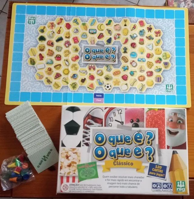 jogo de tabuleiro o que é o que é - Foto 3