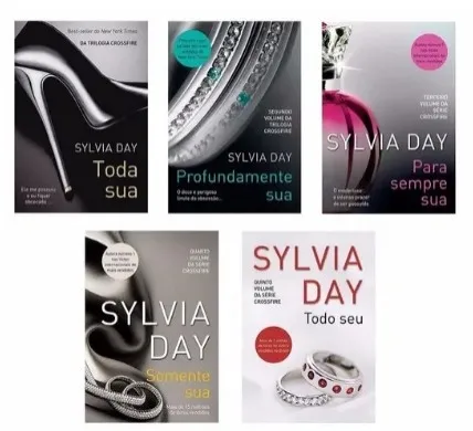 Coleção Sylvia Day, 10 reais cada