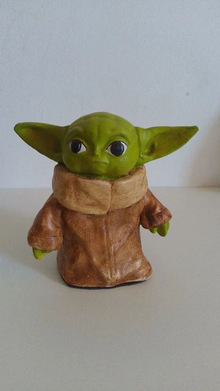Baby Yoda de Gesso - Foto 2