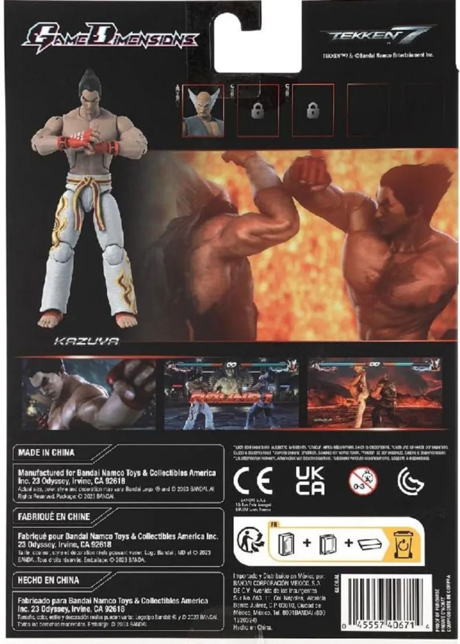 Game Dimensions - Tekken - Kazuya Mishima Action Figure - Foto 3
