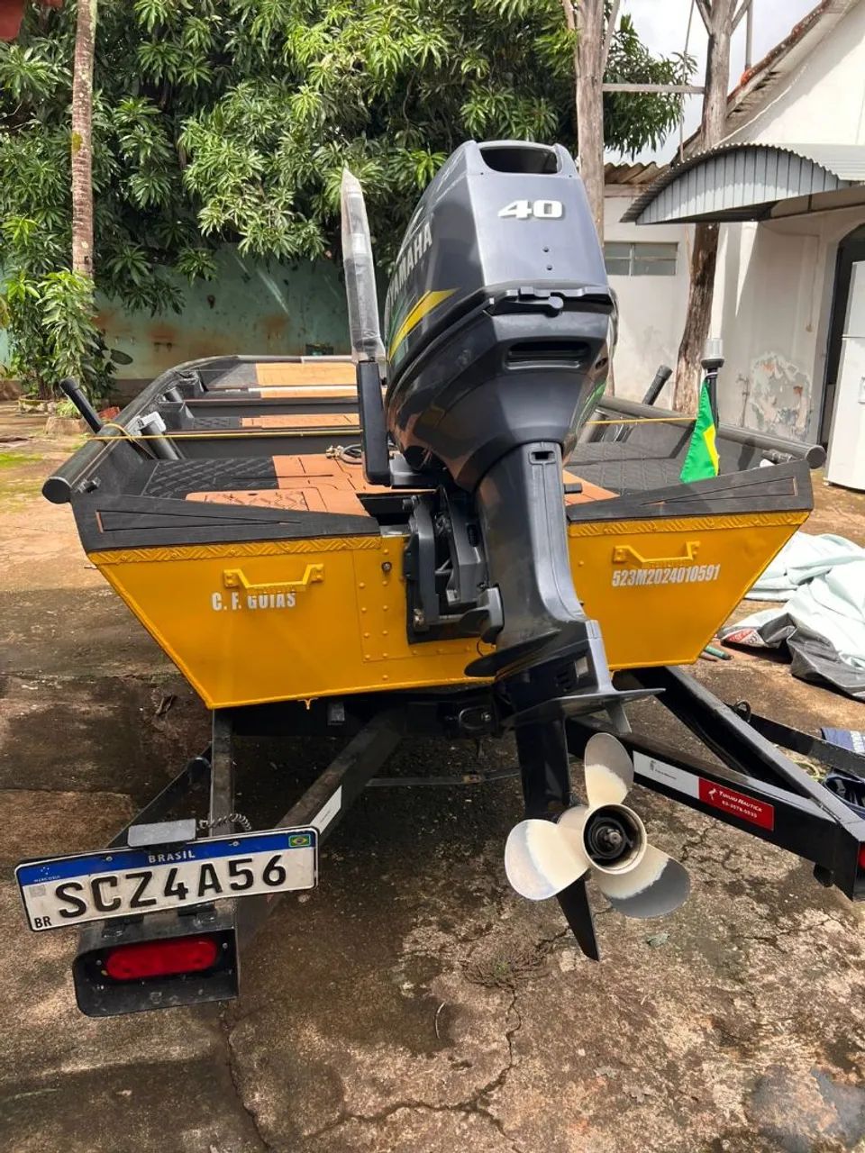 Canoa motor 40hp 2024 baixou o valor hj.. - Foto 5