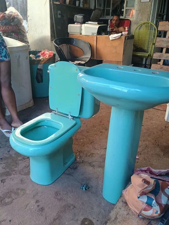 Acoplado completo série luxo ideal standart com lavatório  - Foto 4