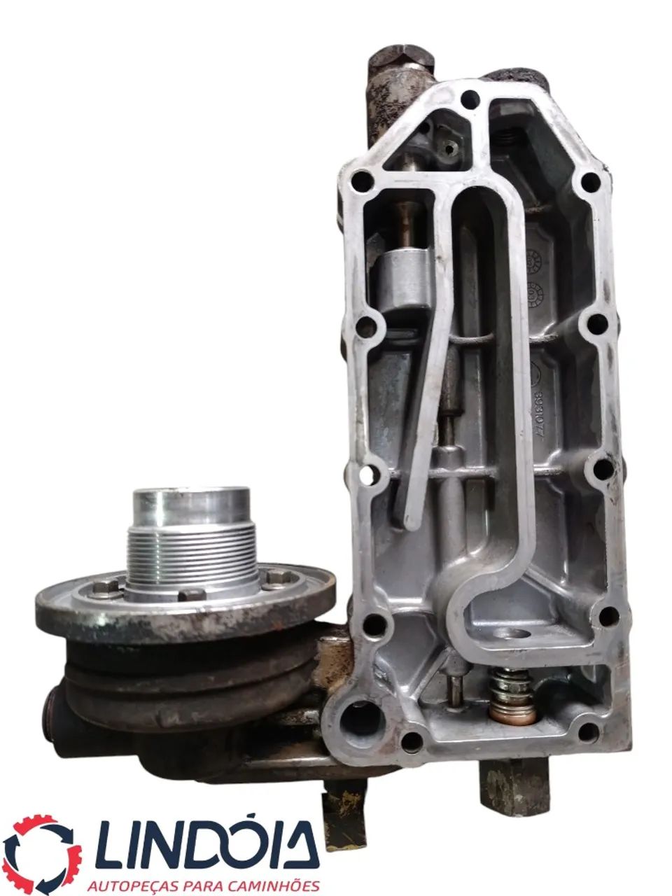 Carcaça Filtro De Óleo Resfriador Motor Cummins Série C - Foto 2