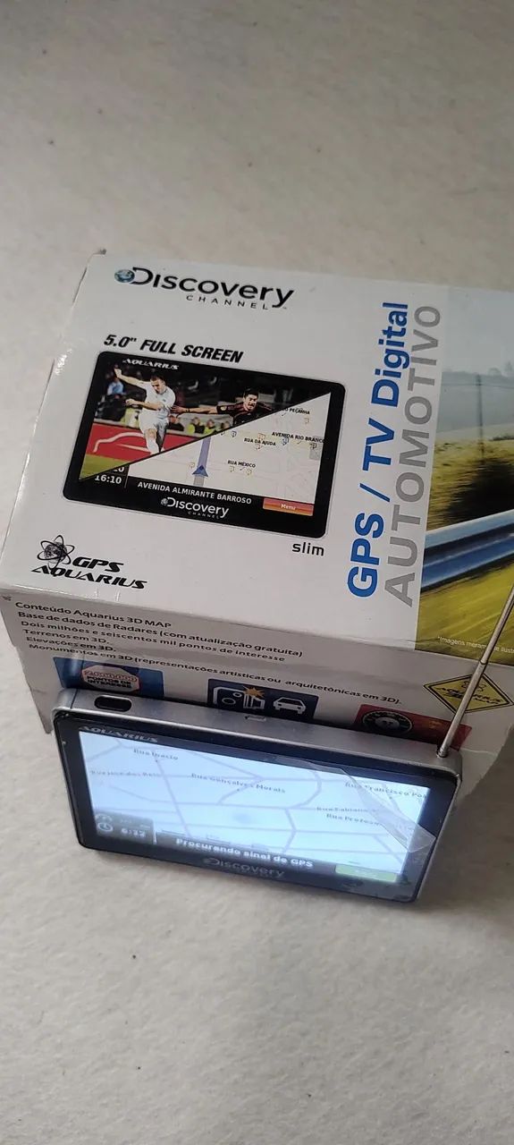 GPS Discovery Aquarius 5.0 Slim - TV Digital