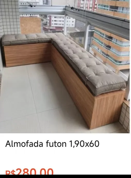 Almofada futon em diversas medidas valores nas fotos , sob encomenda e sob escolha de cor