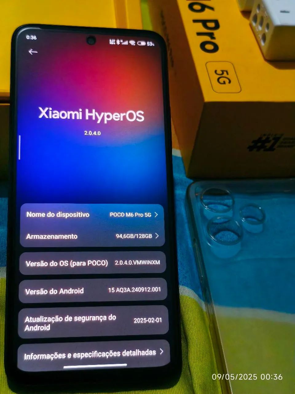 Poco M6 Pro 5G, 6+6 de Ram/ 128Gb de memória  - Foto 4