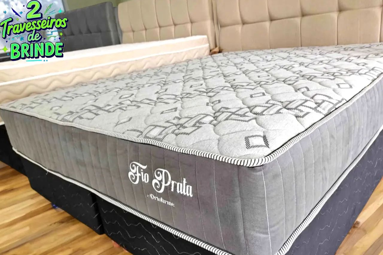 Cama super King De molas ensacadas individualmente 