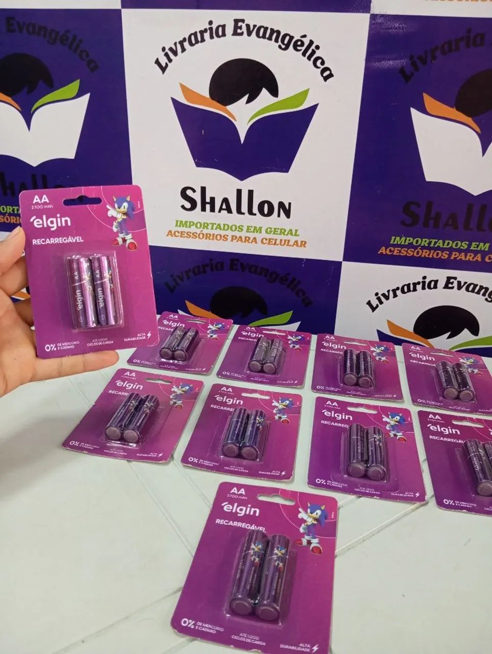 Pilhas Recarregável AA Elgin Original  - Foto 2