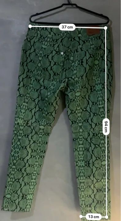 Calça Jeans Verde Animale 38 outlet brechó - Foto 2