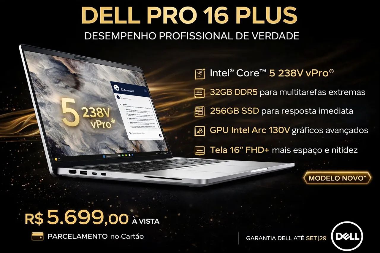 Notebook DELL PRO 16 PLUS (intel Core 5) - Foto 4