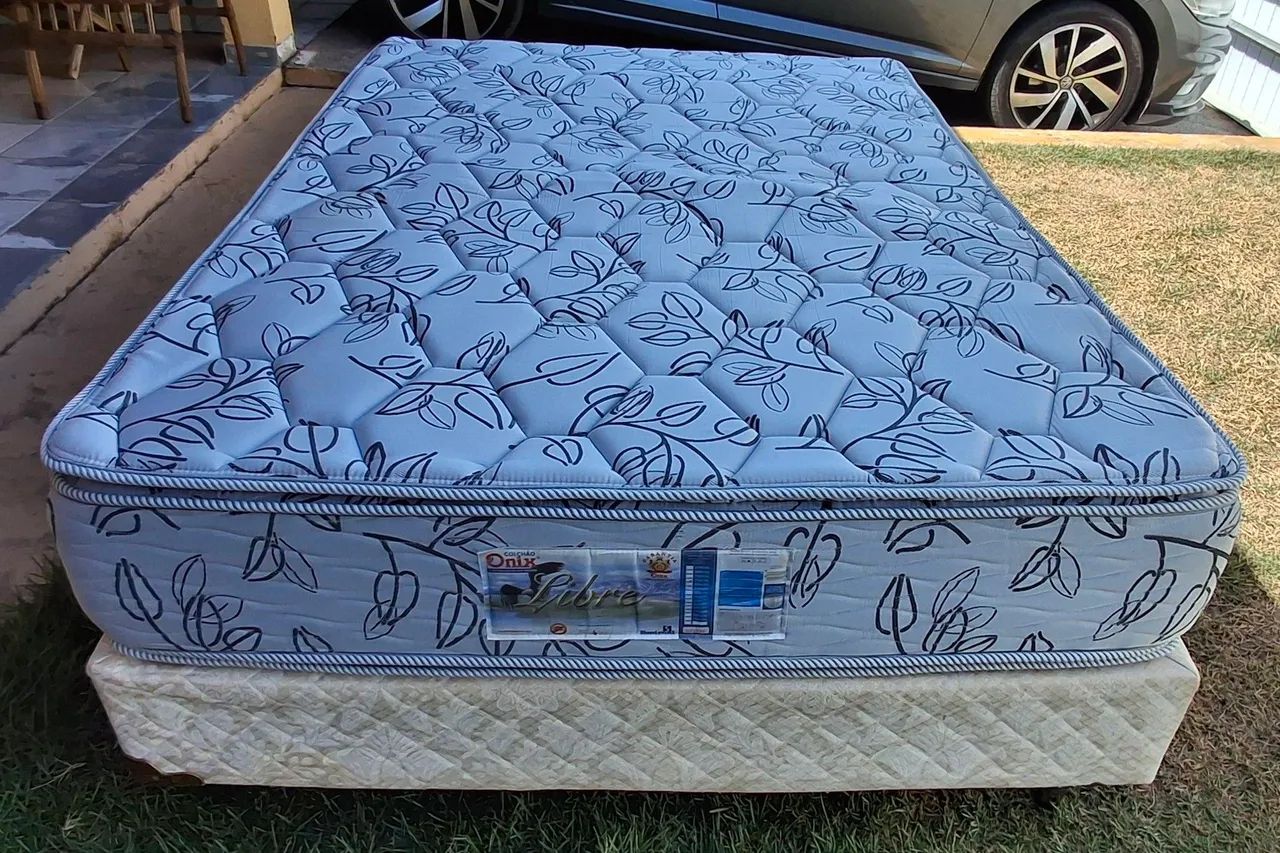 Cama box com colchão de molas ensacadas - Foto 2