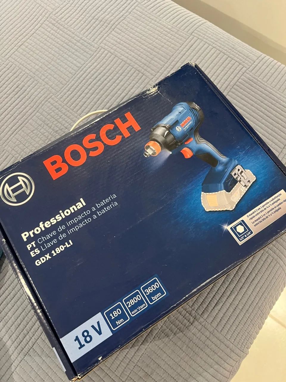 Chave de impacto Bosch GDX 180-LI - Foto 2