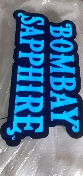 Bombay Sapphire 60x30 Luminoso Letreiro Bar Adega - Foto 3