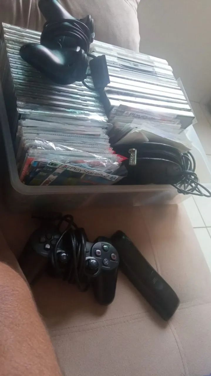 Playstation 2 com acessórios - Foto 4