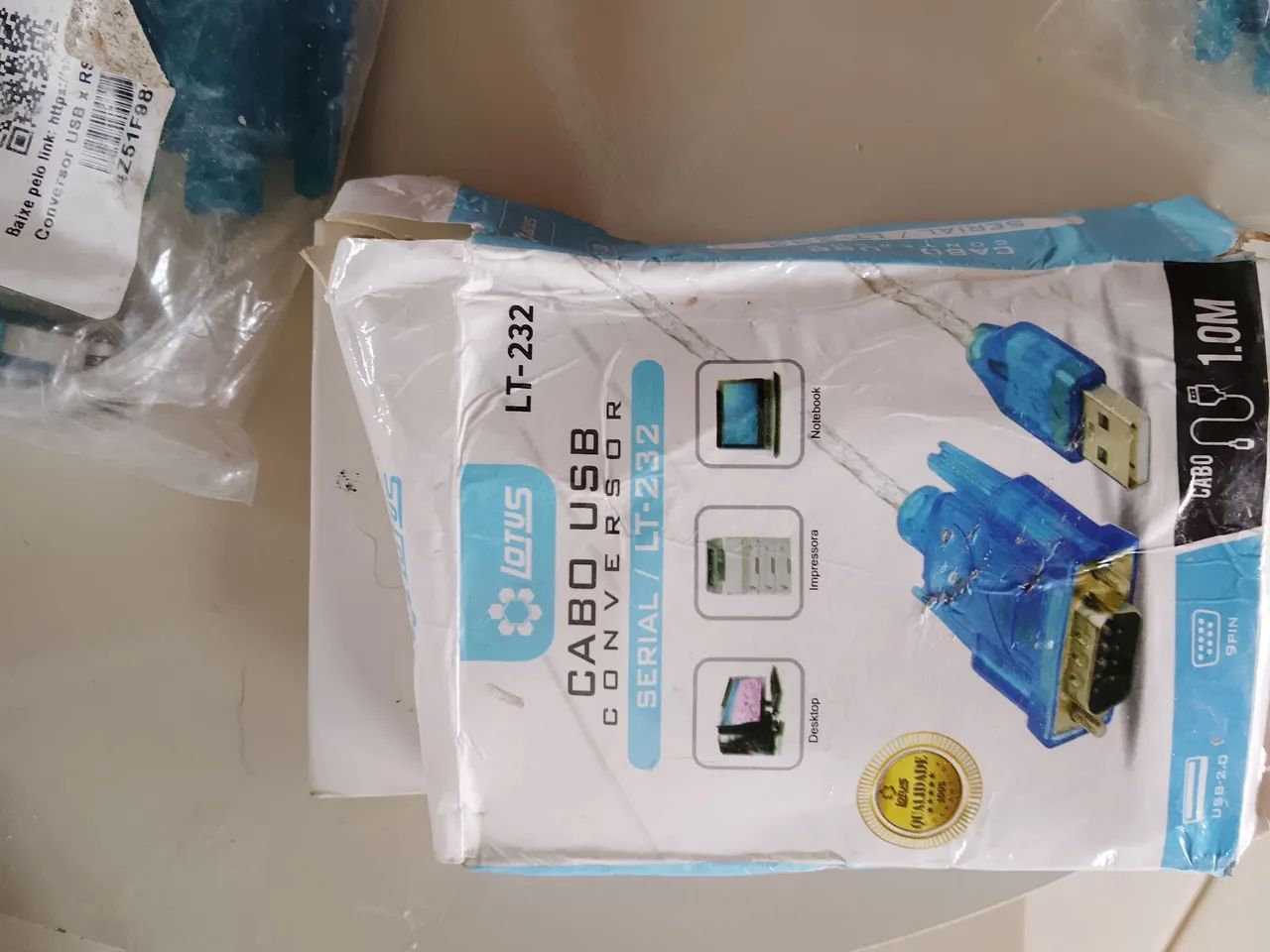 Cabo conversor usb